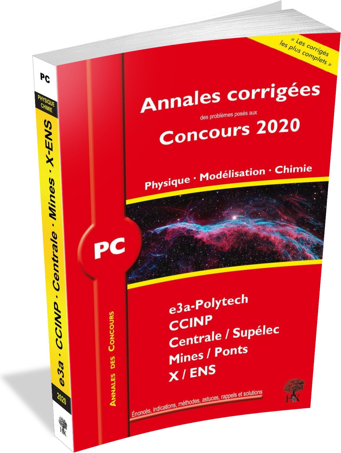 Annales corrigées Concours 2020 - PC Physique, Modélsiation - Chimie book