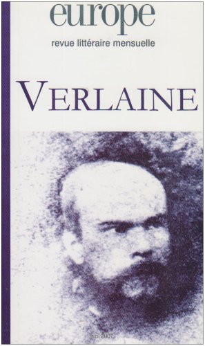 EUROPE PAUL VERLAINE N 936 AVRIL 2007 book