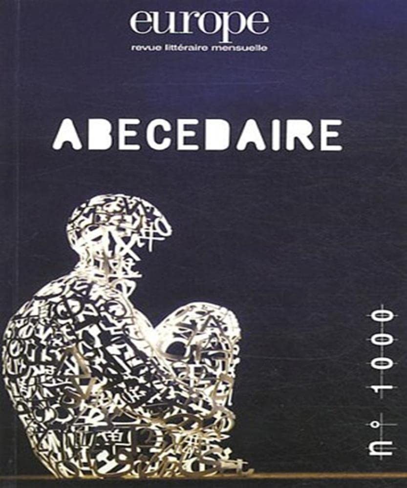 Europe, N° 1000-1001, Août-s : Abécédaire Essays & Short Stories
