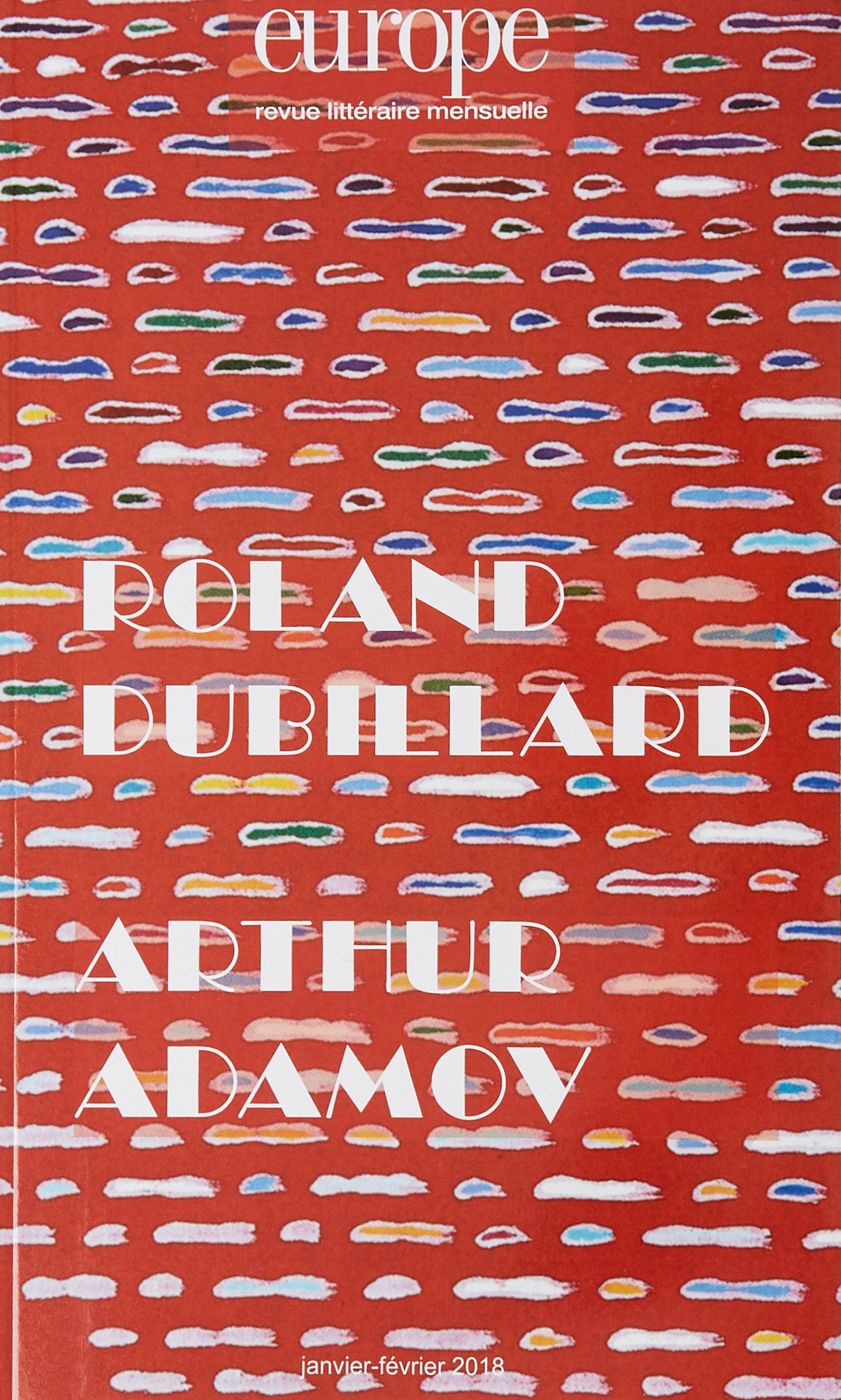 Roland Dubillard-Arthur Adamov N 1065-1066 Essays & Short Stories