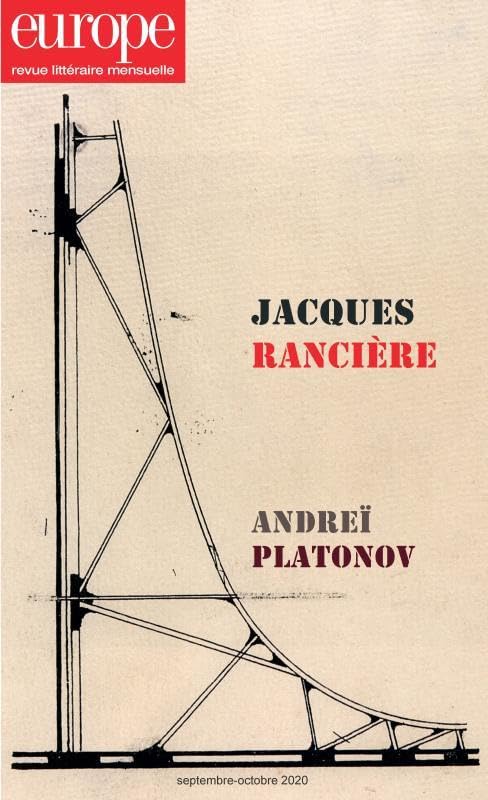 Jacques ranciere - andrei platonov - n 1097-1098 septembre-octobre 2020 Essays & Short Stories
