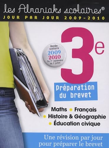 3e Année scolaire 2009-2010: Préparation du brevet. book