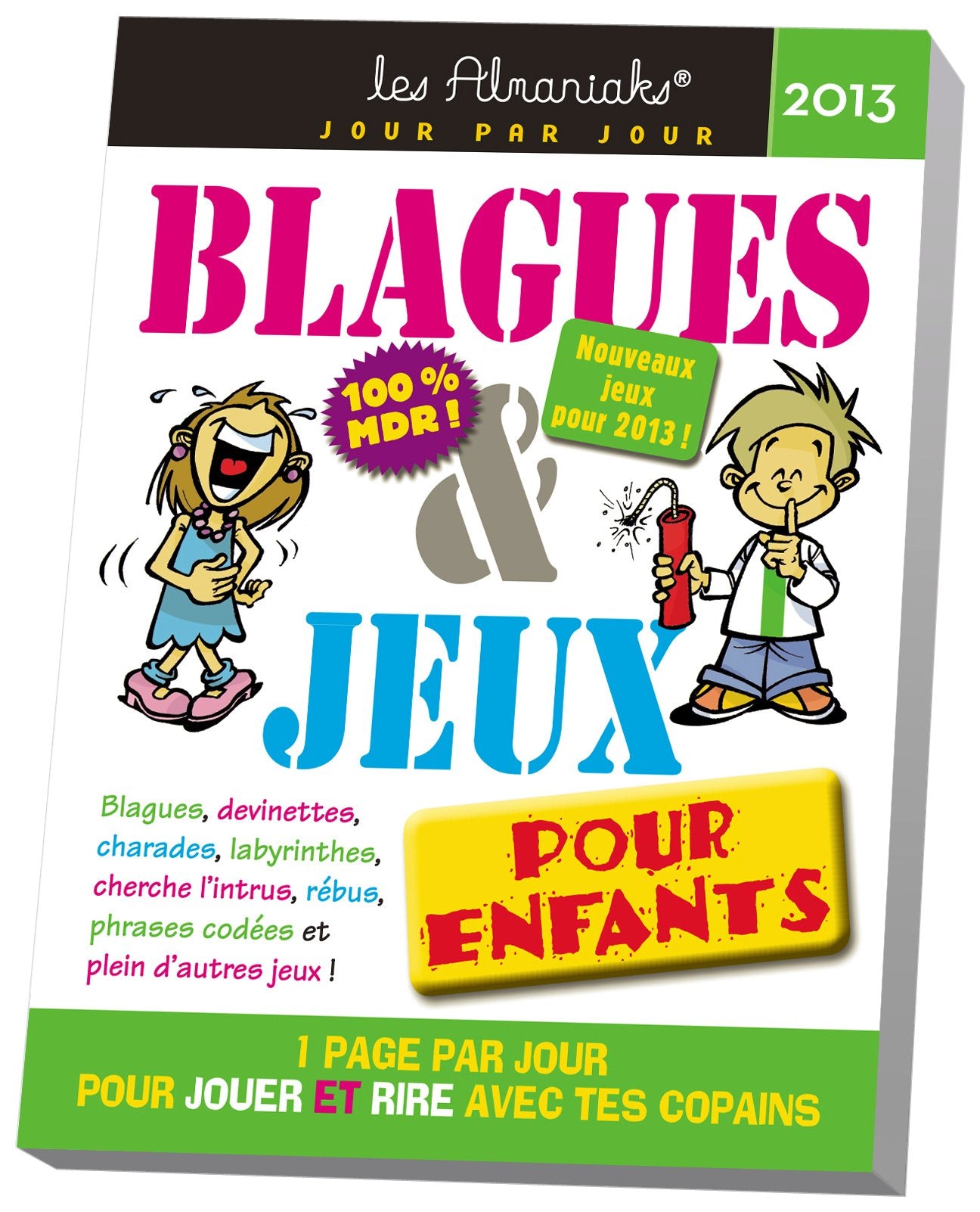 Calendrier Almaniak Blagues et jeux enfants 2013 book