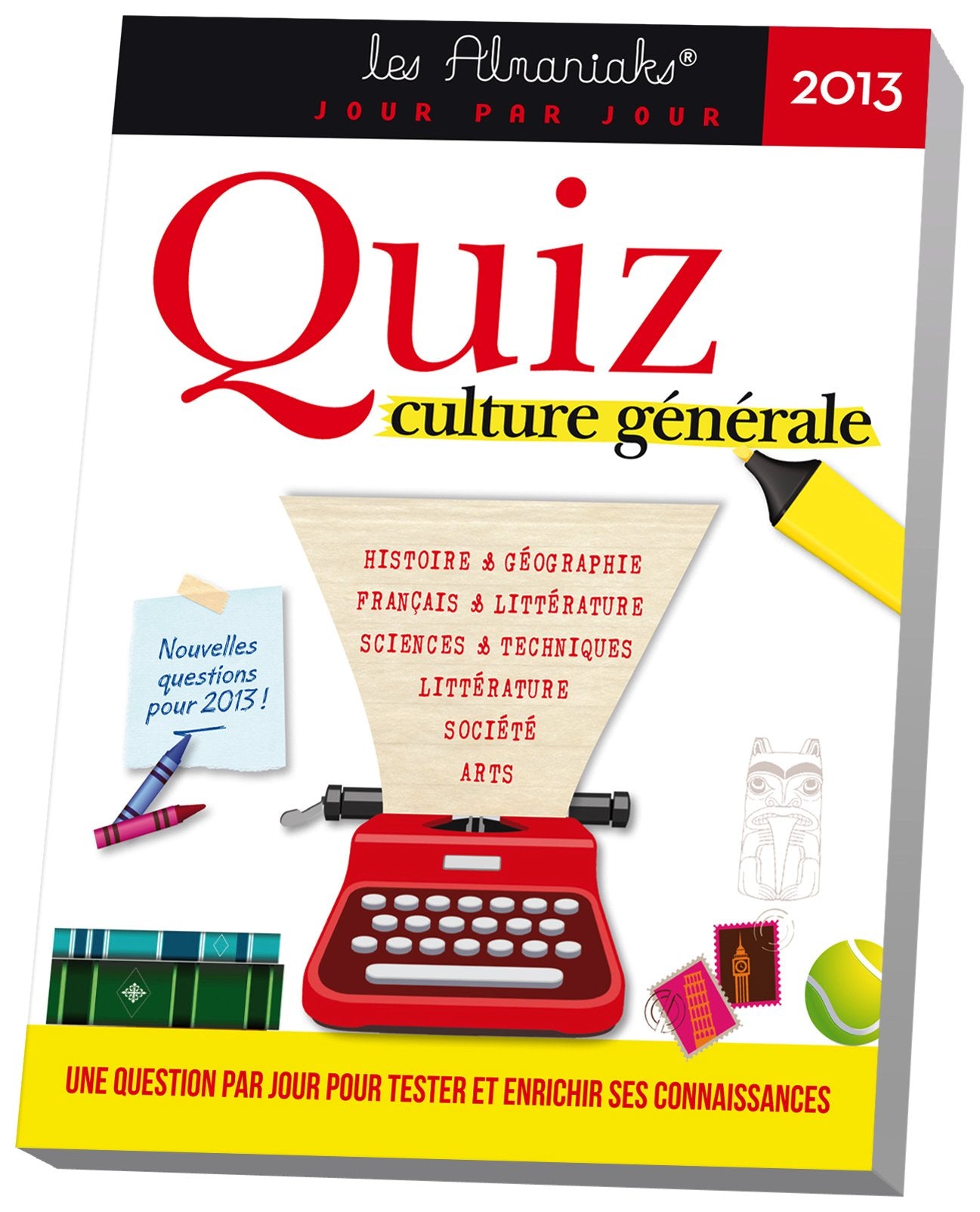 Calendrier Almaniak Quiz culture générale 2013 Books