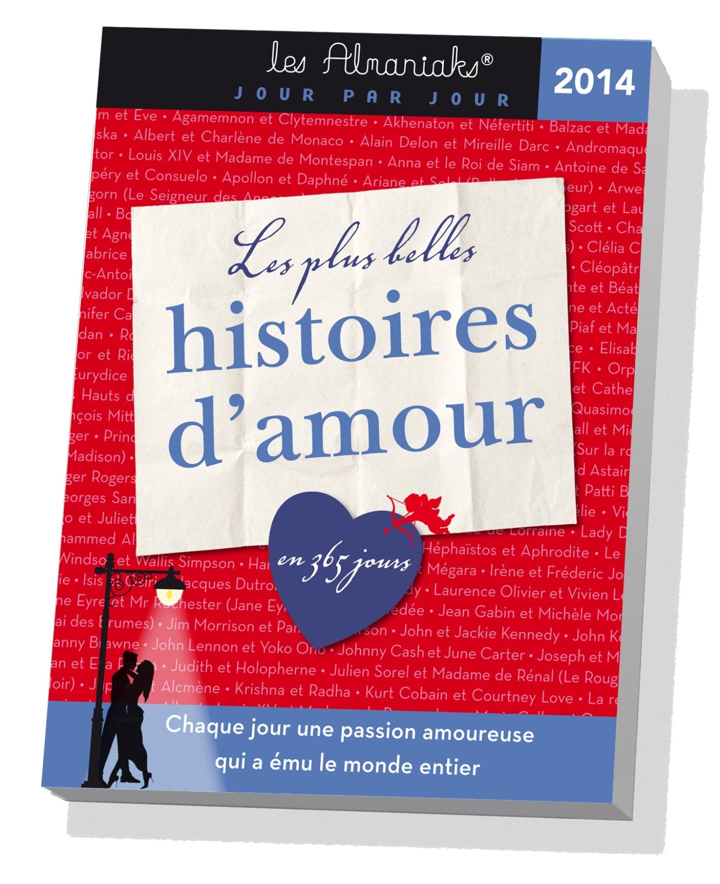 Calendrier Almaniak Les plus belles histoires d'amour 2014 book