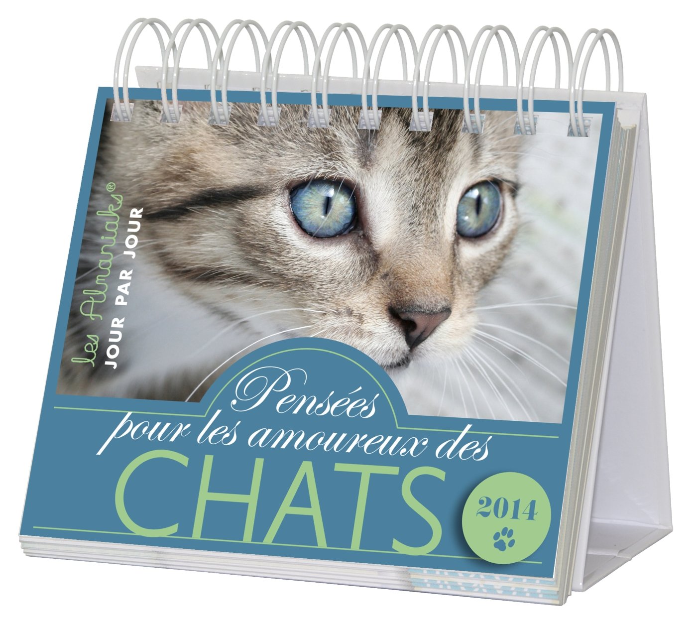 Calendrier Almaniak Pensées pour les amoureux des chats 2014 book