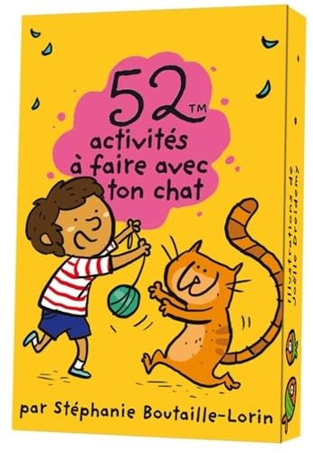52 activités à faire avec ton chat book