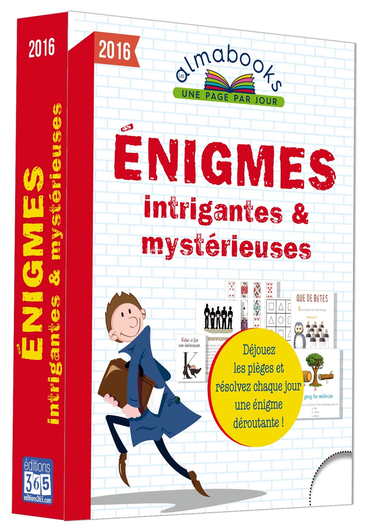 Almabooks - Une Page Par Jour : Enigmes Intrigantes Et Mysterieuses Foreign Languages ​​& Dictionaries