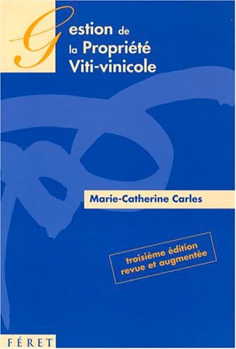 Gestion propriété viti-vinicole 3e édition Leisure, Home & Garden