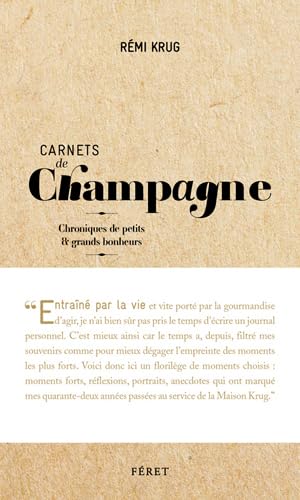 Carnets de Champagne de Rémi Krug book
