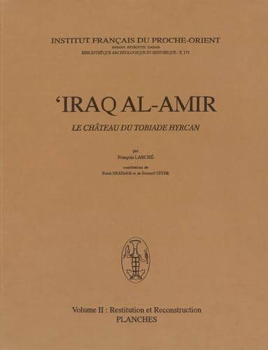 'Iraq al-Amir, le château du tobiade Hyrcan: Volume 2, Restitution et reconstruction, 2 volumes (texte et planches) book