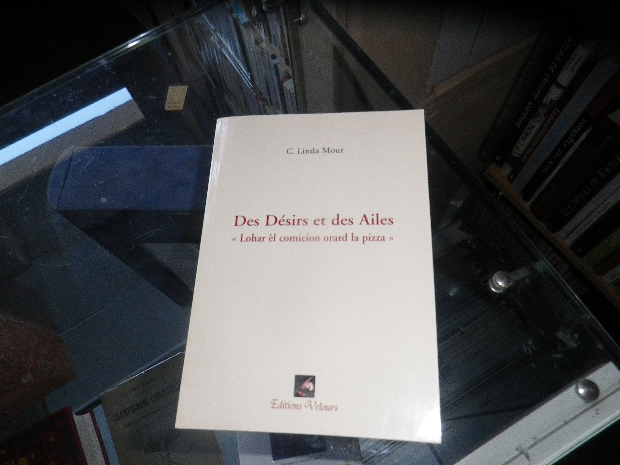 Des Desirs et des Ailes "Lohar El Comicion Orard la Pizza" book