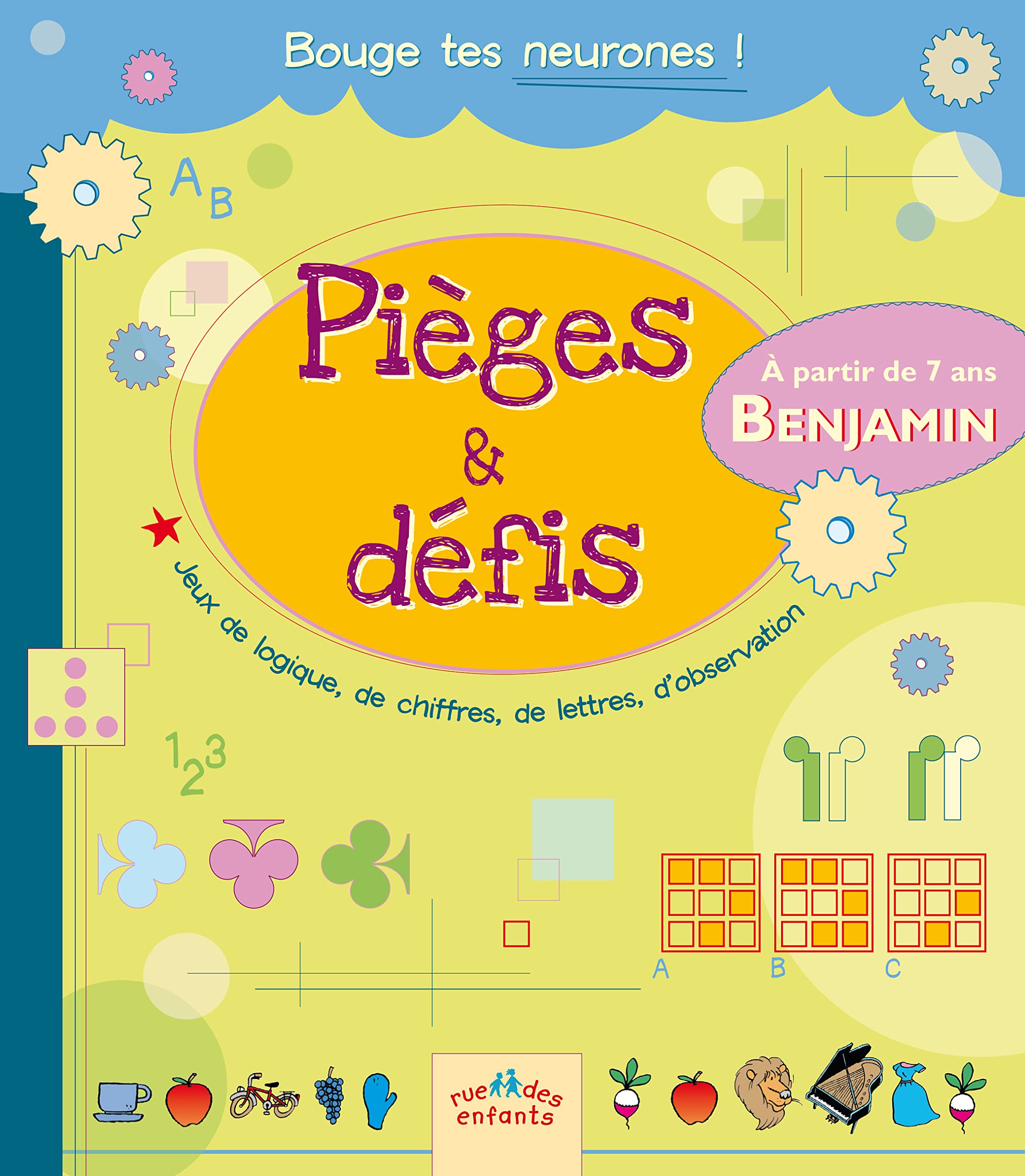 Pièges et défis à partir de 7 ans - Benjamin: jeux de logique, de chiffres, de lettres, d'observation Tiptoi & Games