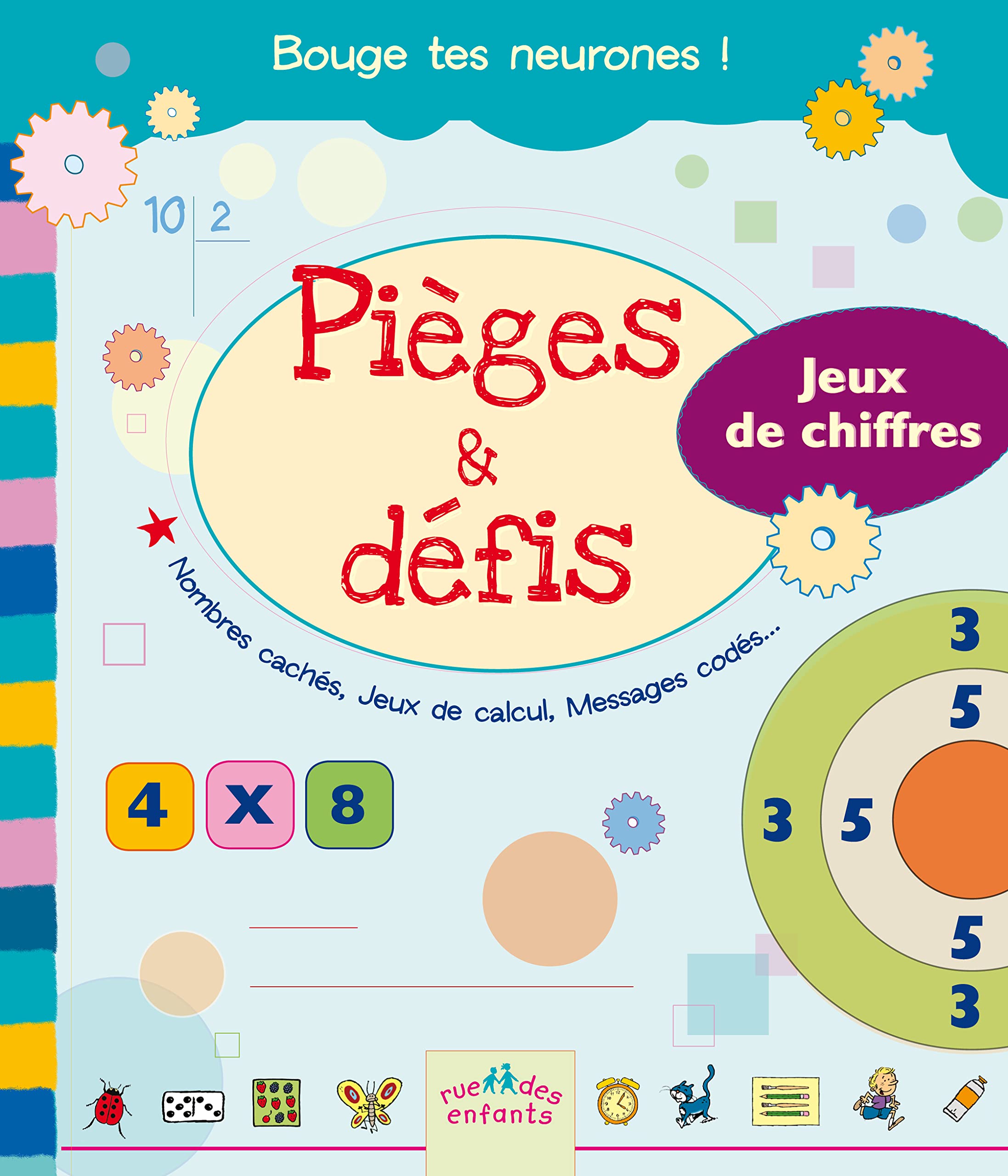 Pièges et défis - Jeux de chiffres: Nombres cachés, jeux de calcul, messages codés ... Tiptoi & Games