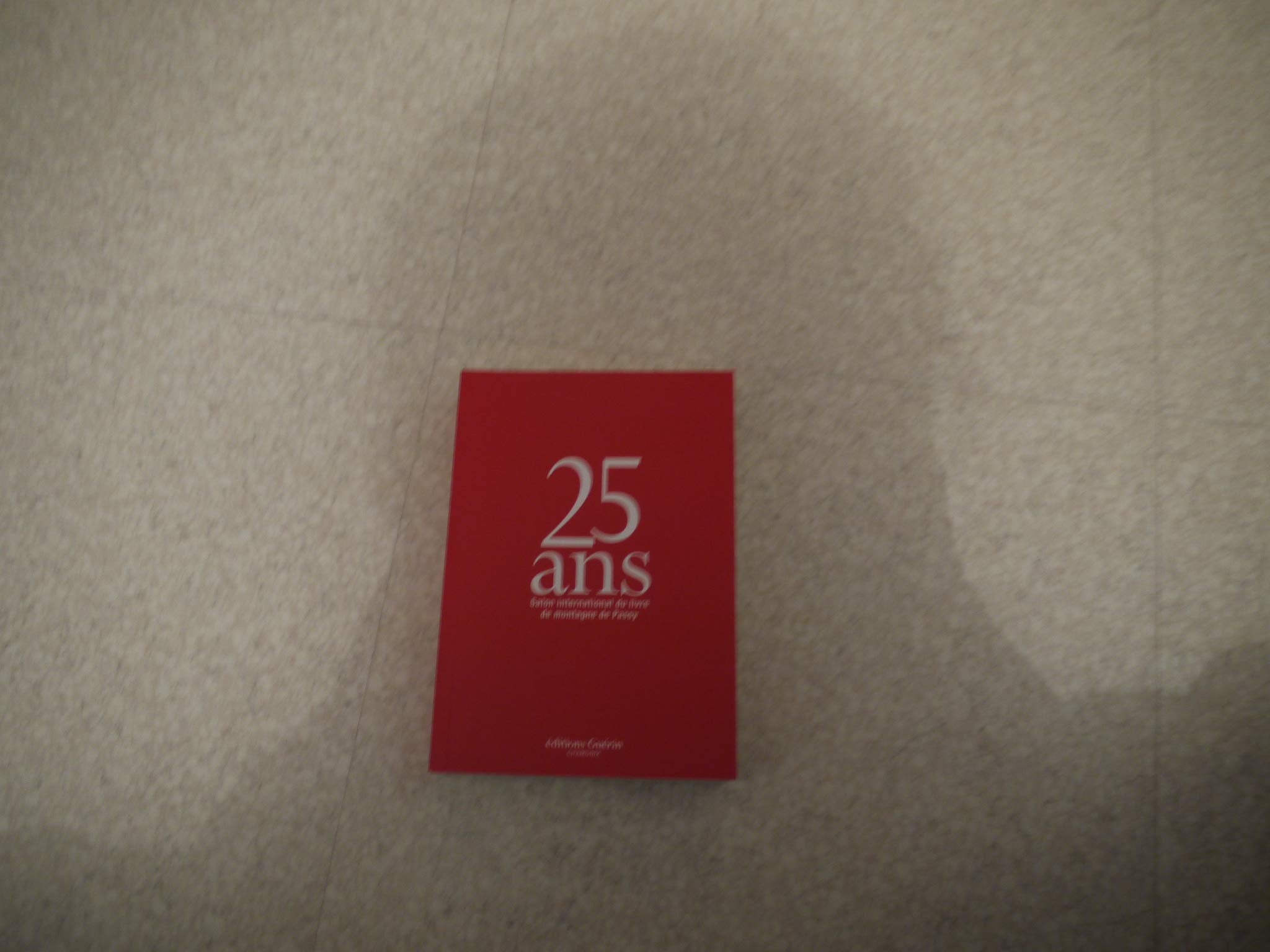 25 ans du salon international du livre de montagne de Passy book