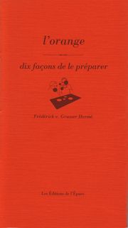 L'orange : dix façons de le préparer book