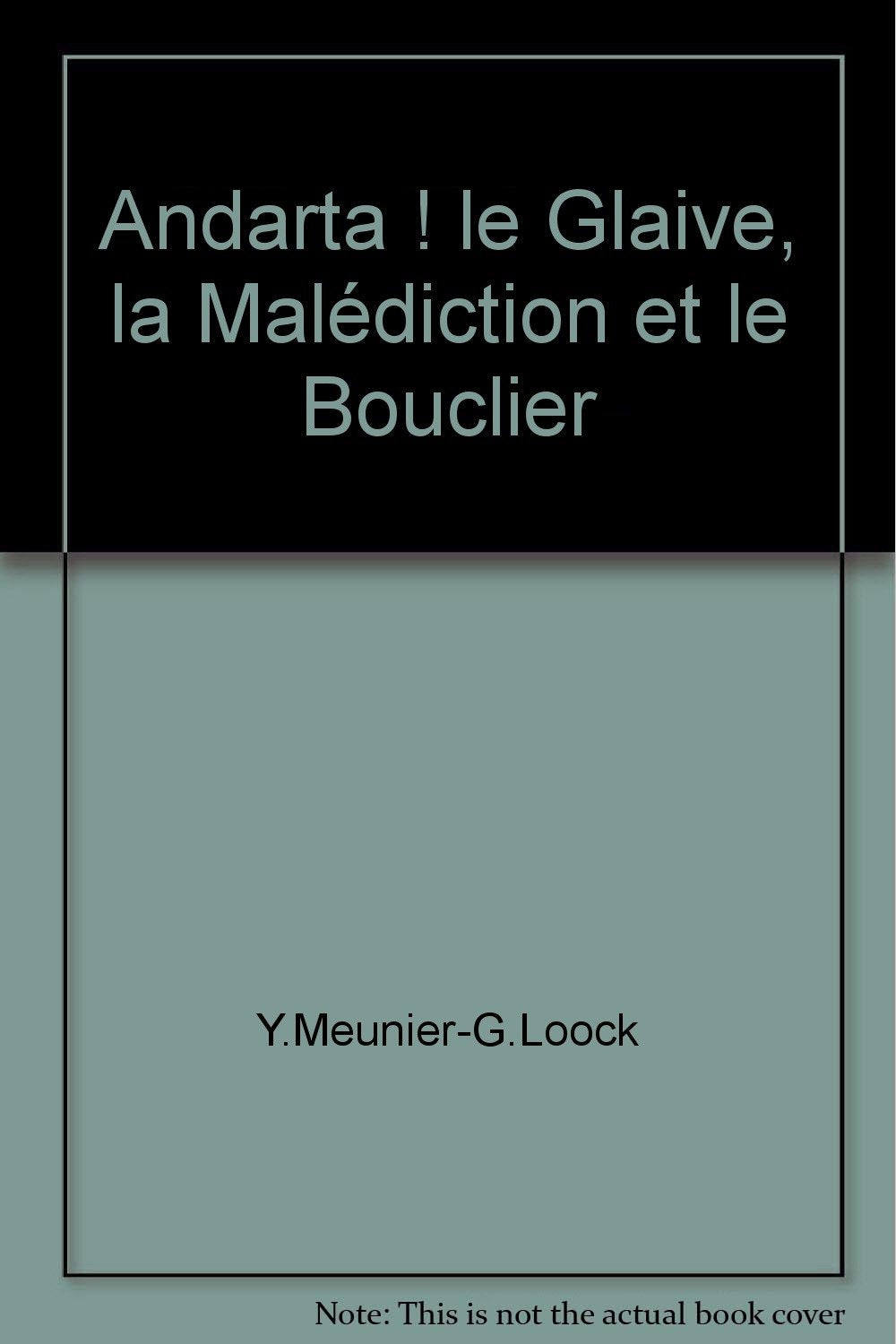 ANDARTA ! le glaive, la malédiction et le bouclier book