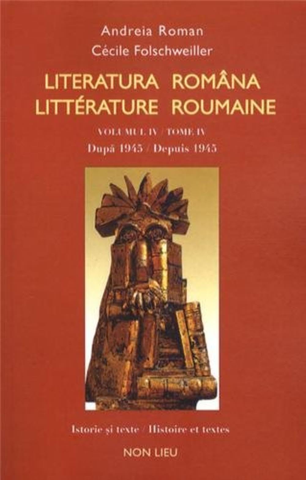 Littérature roumaine tome 4 book
