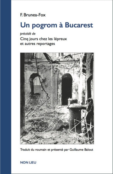 Un pogrom à Bucarest. Cinq jours chez les lépreux : et autres reportages book