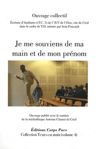 Je me souviens de ma main et de mon prénom Books