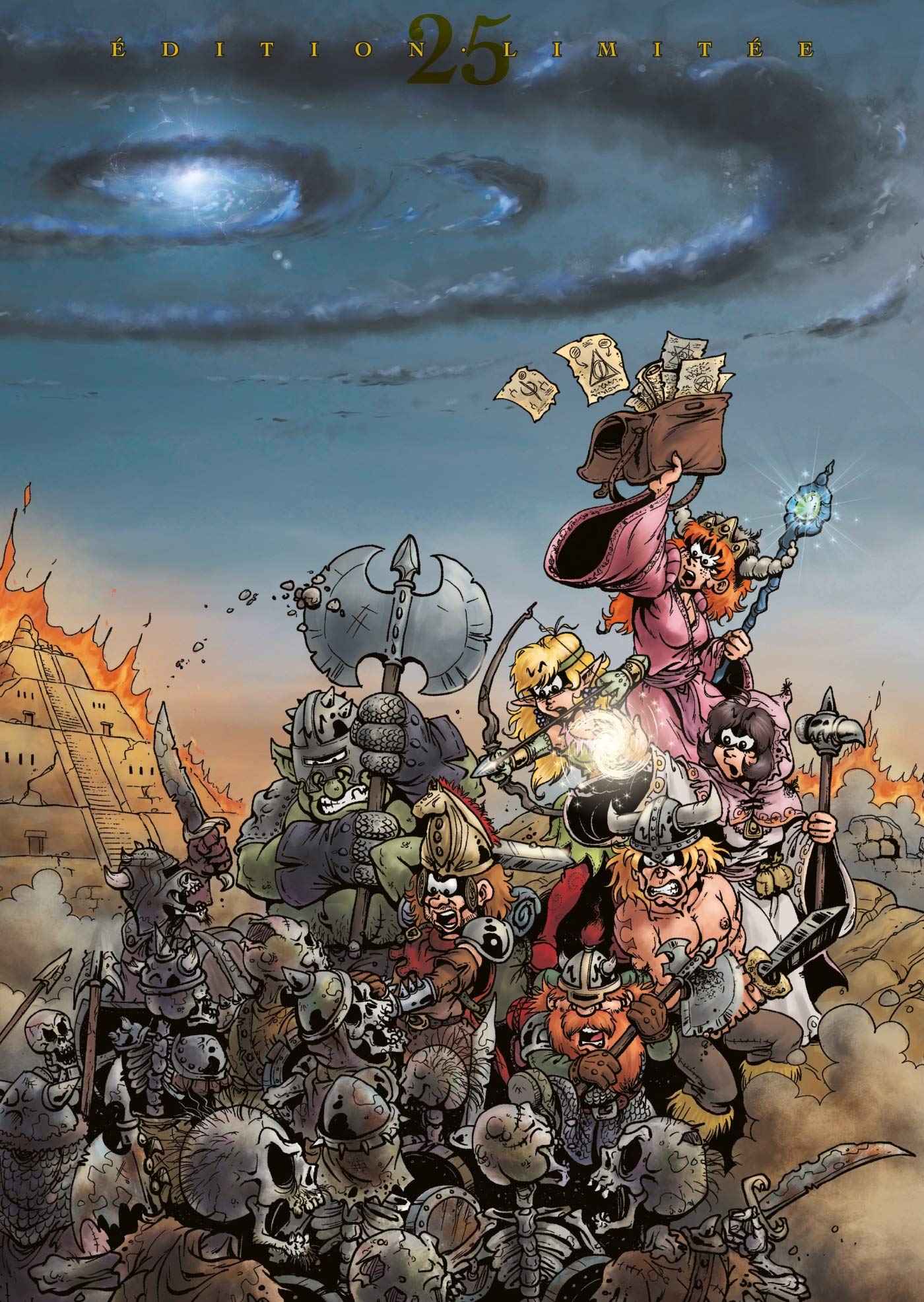 Sixième Saison: Partie 6. Couverture panoramique, plan de Rancurac, Diplômes d'Aventuriers book