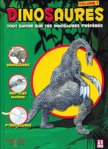Dinosaures v1 - liv+dvd book