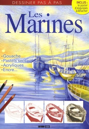 Les Marines: Gouache, pastels secs, acryliques, encre... Books