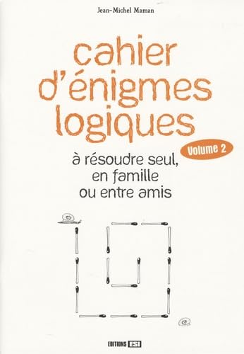 cahier d'enigmes logiques volume 2 (0) book