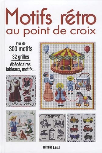 Motifs rétro au point de croix book