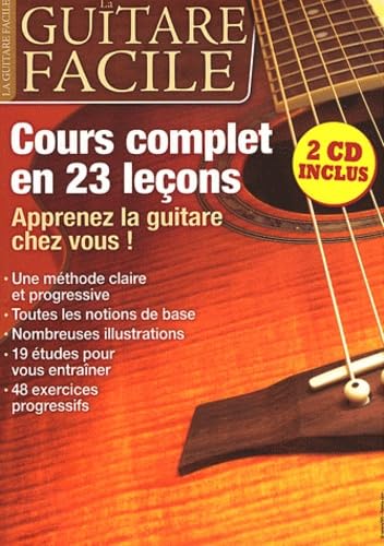 GUITARE FACILE (LA) + 2 CD (0): Cours complets en 23 leçons Leisure, Home & Garden