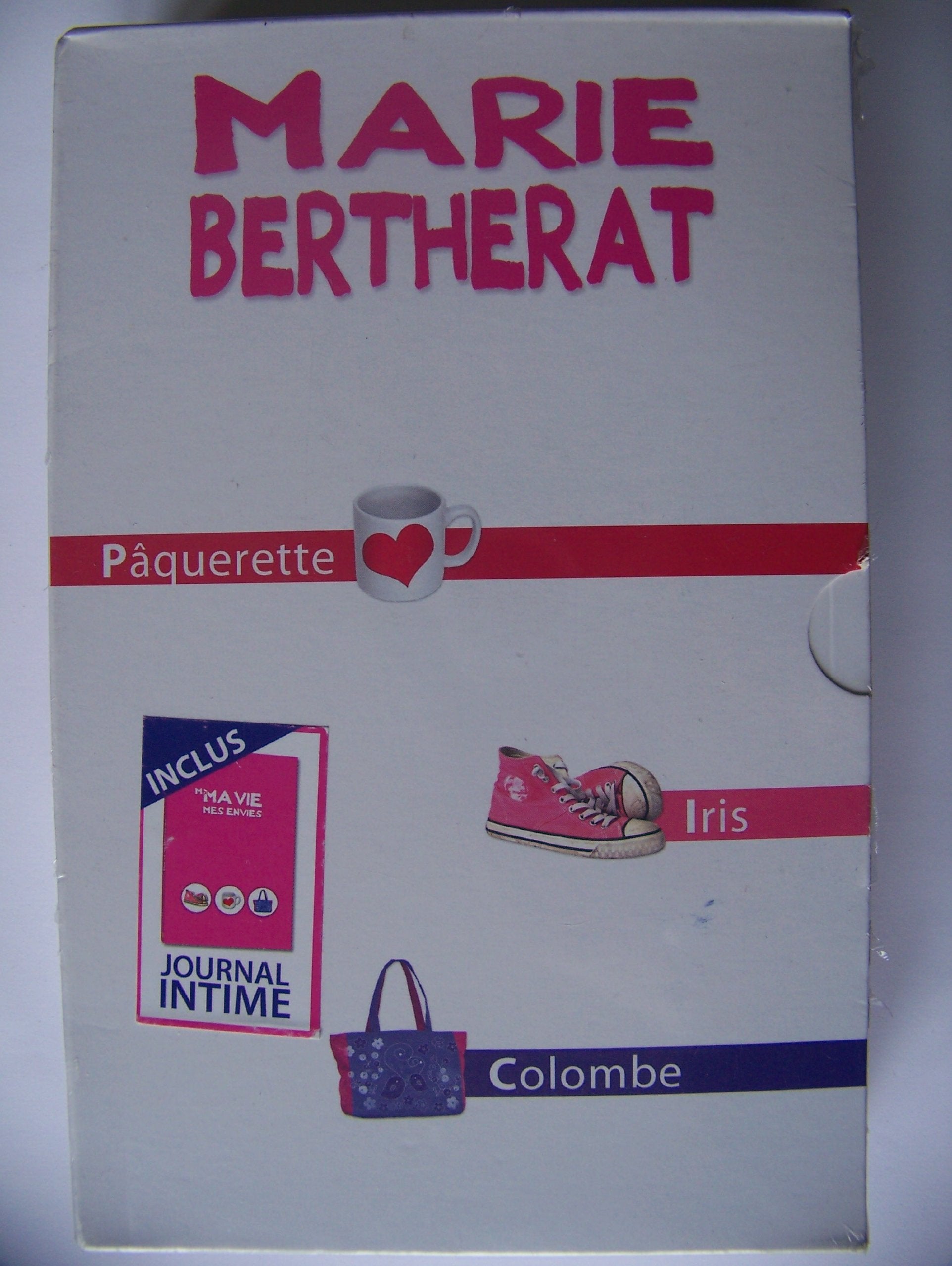 Marie Bertherat: Coffret 4 volumes : Romulus le magnifique ; Moi Iris, ma vie, mes pieds ; Moi Colombe, ma vie, mon sac + Moi, ma vie, mes envies book