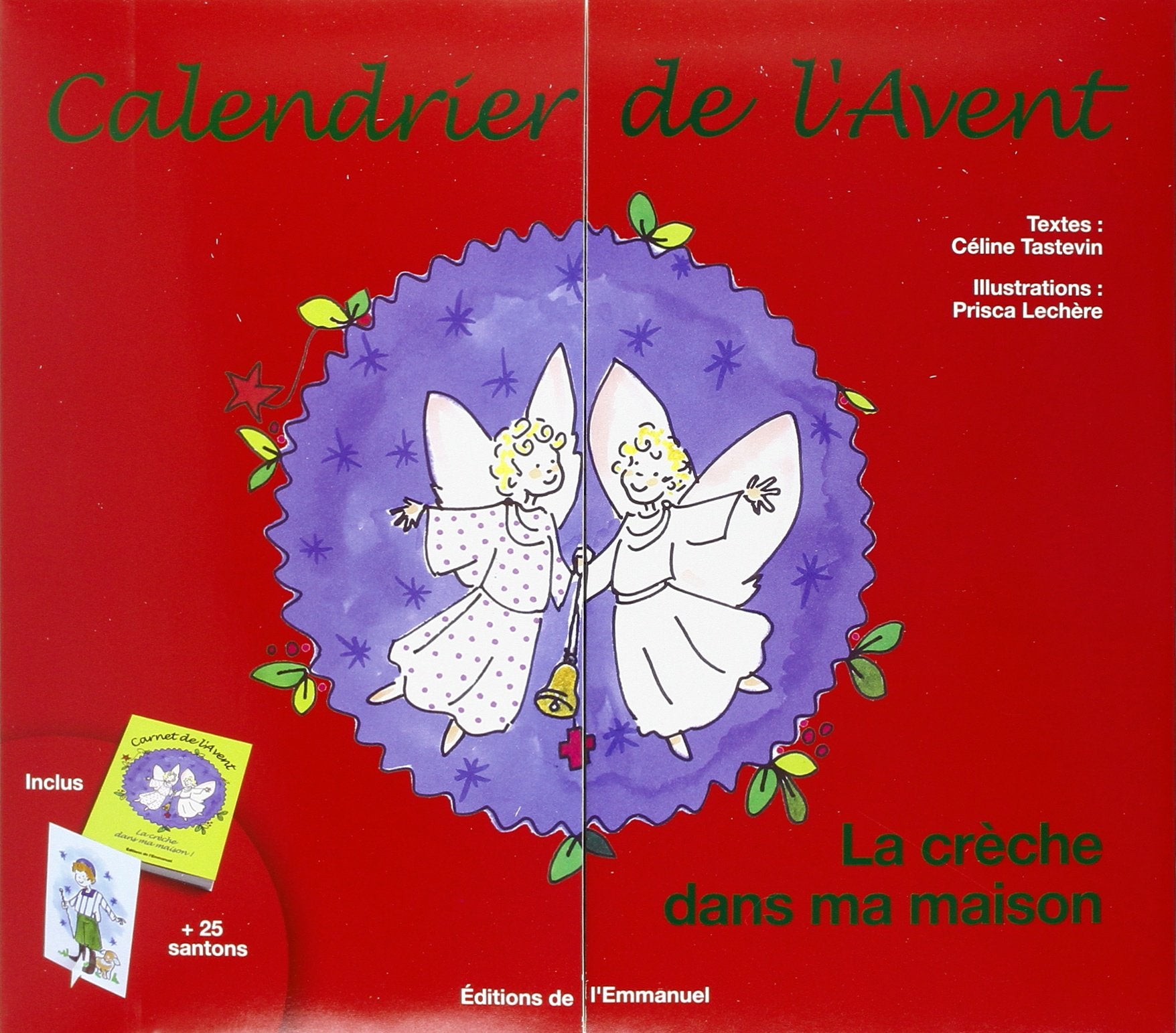 Calendrier de l'avent - la crêche dans ma maison book