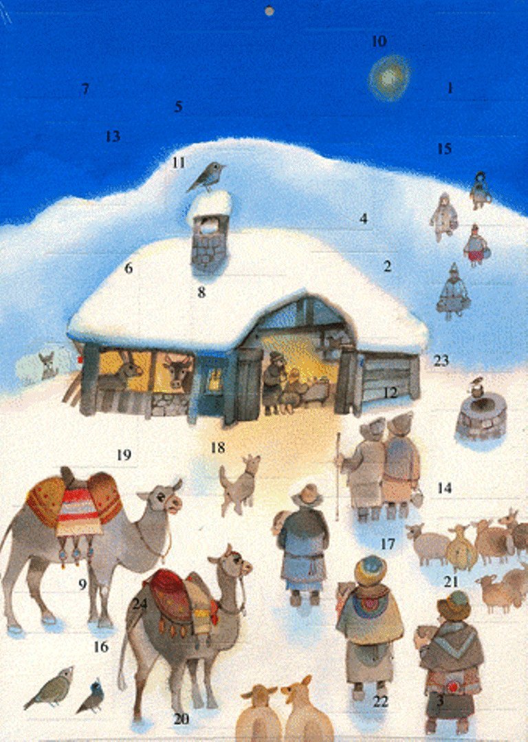 calendrier de l avent nativite sous la neige gantschev (0) Children's books