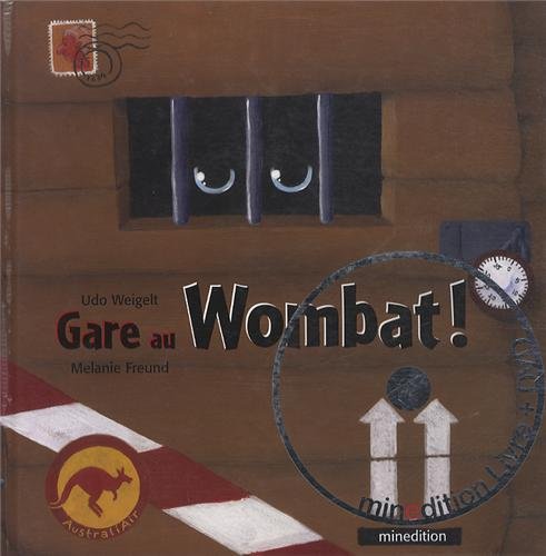 GARE AU WOMBAT AVEC DVD Children's books