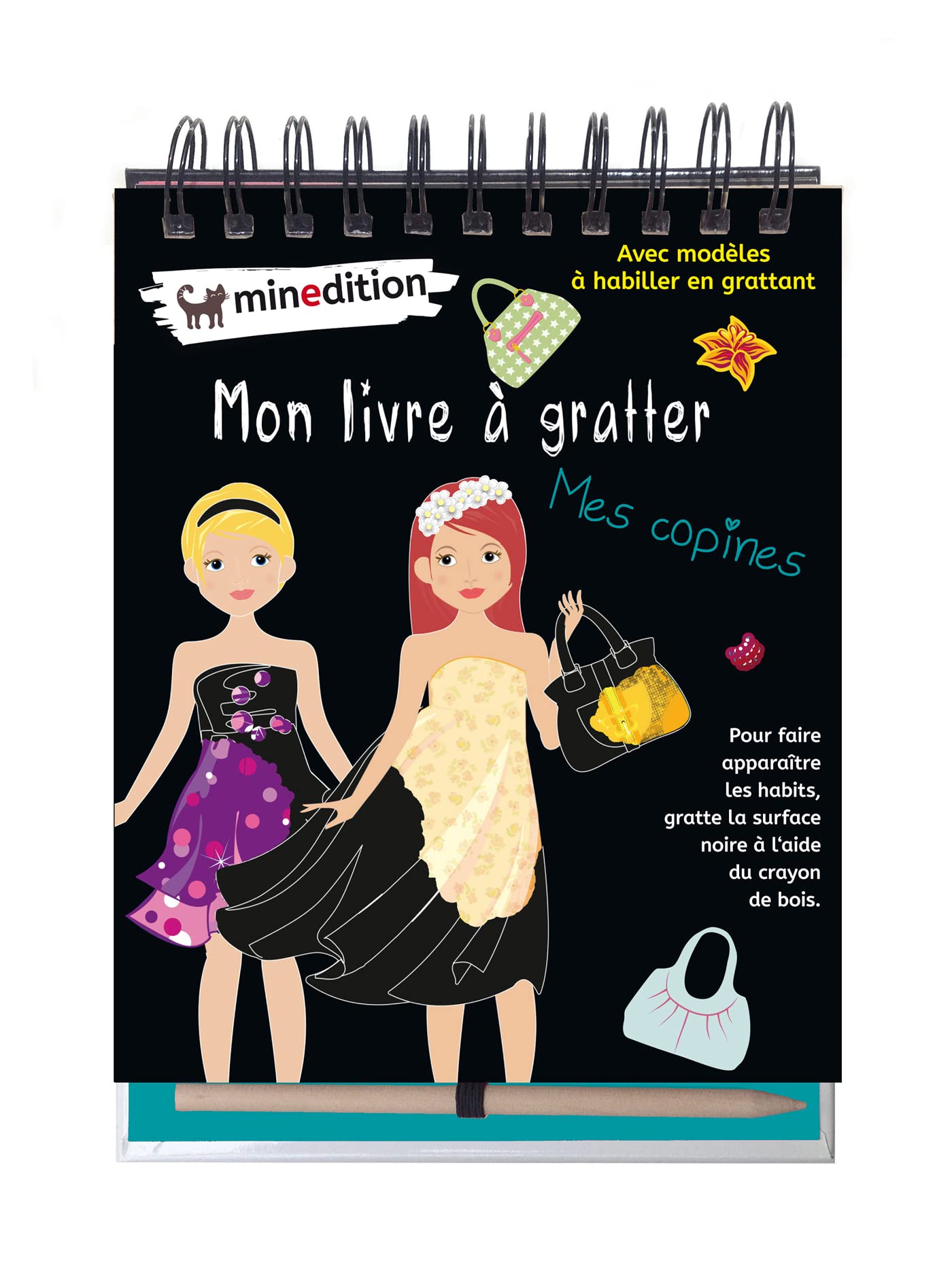 Mon livre à gratter - Mes copines book
