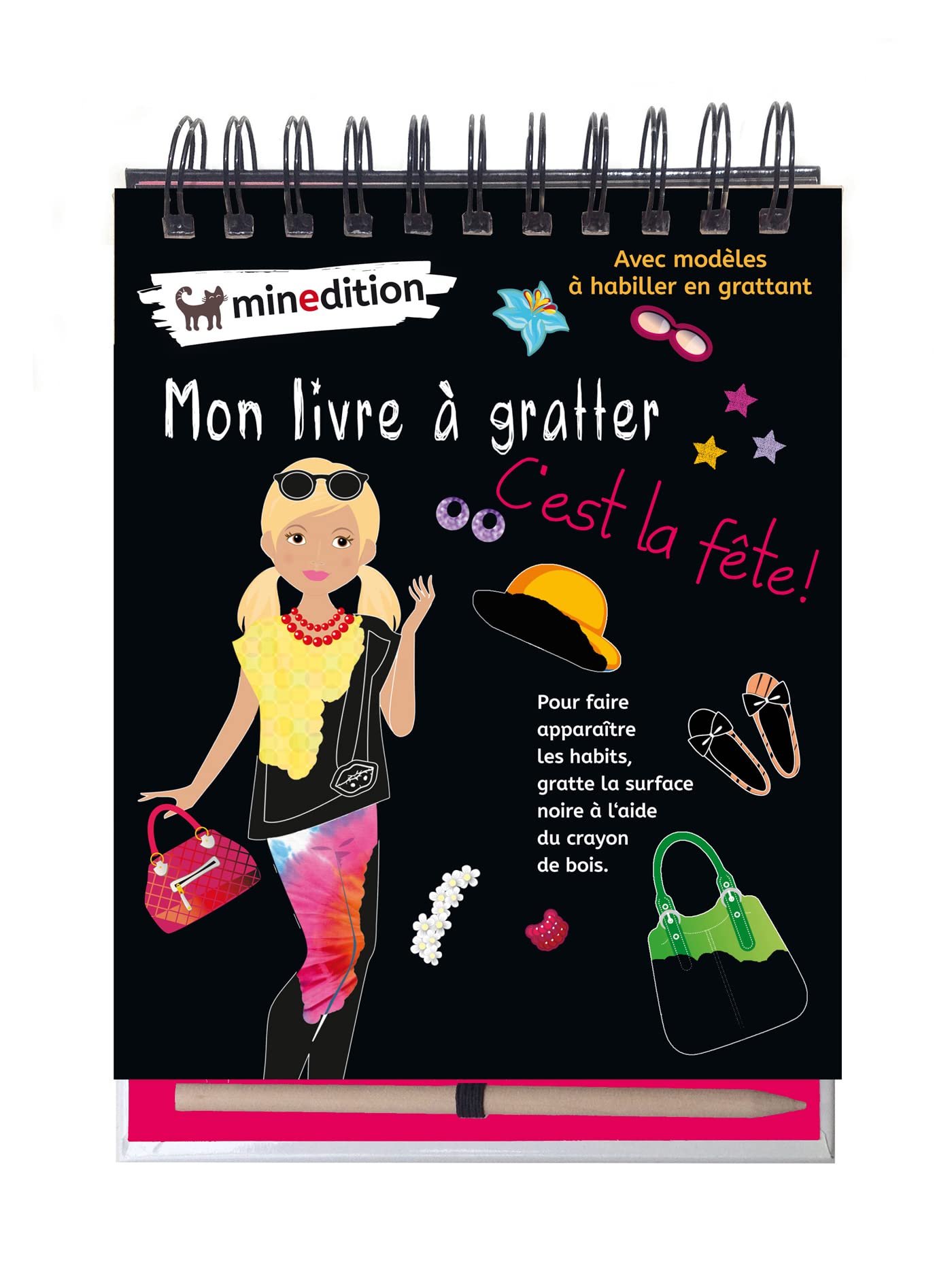 Mon livre à gratter - C'est la fête! book