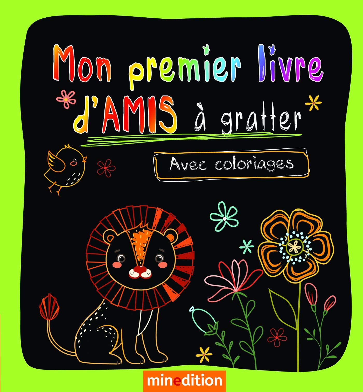 Mon premier livre d'amis à gratter: Avec coloriages Children's books