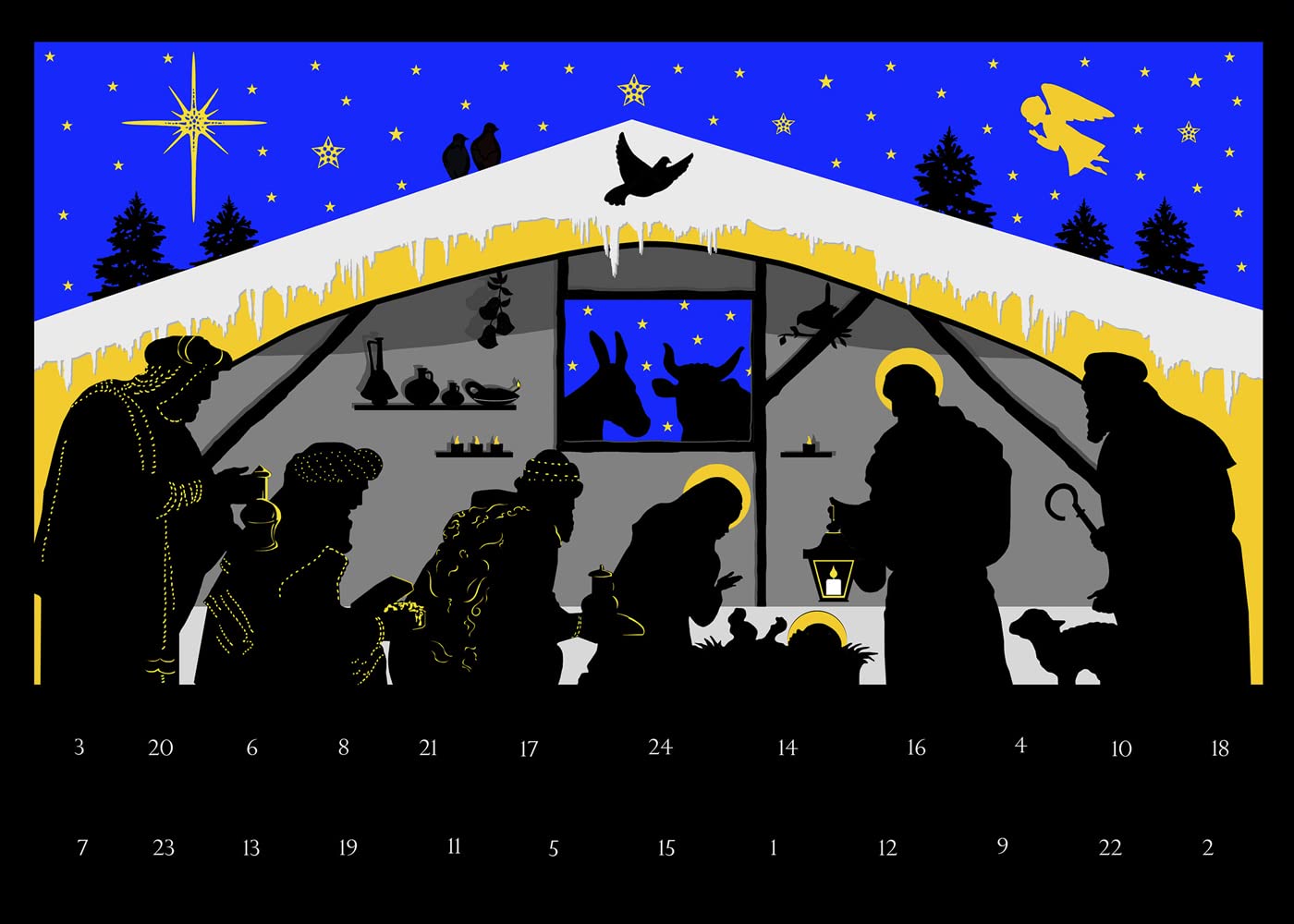 Calendrier de l'Avent - Ce soir, c'est Noël - Evangelisti Children's books