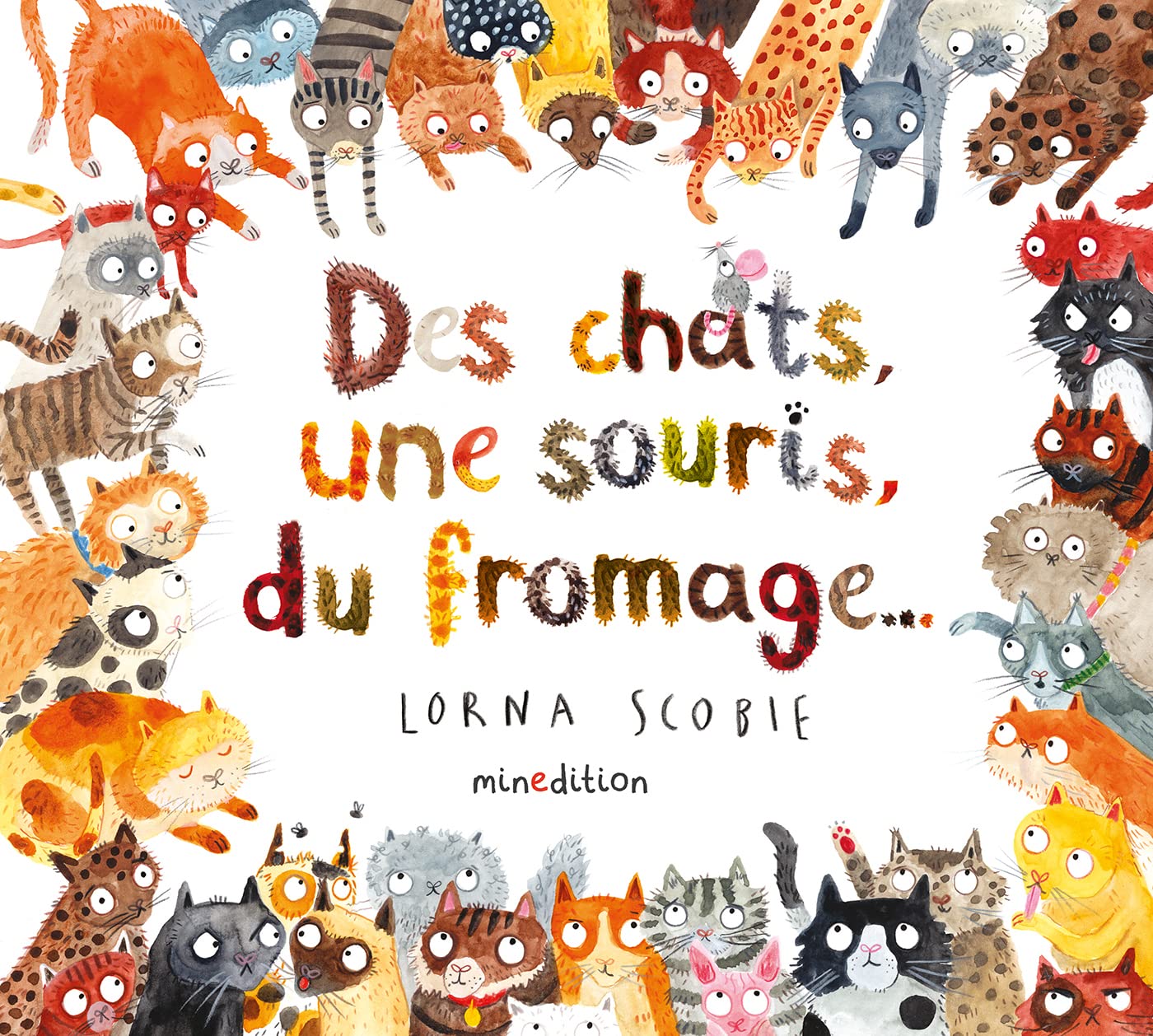 Des chats, une souris, du fromage... book