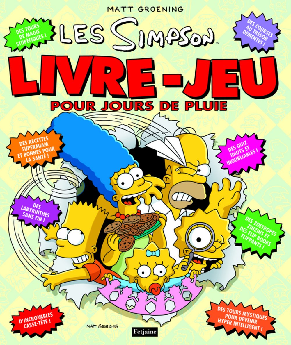 Les Simpson: Livre-jeu pour jours de pluie Books