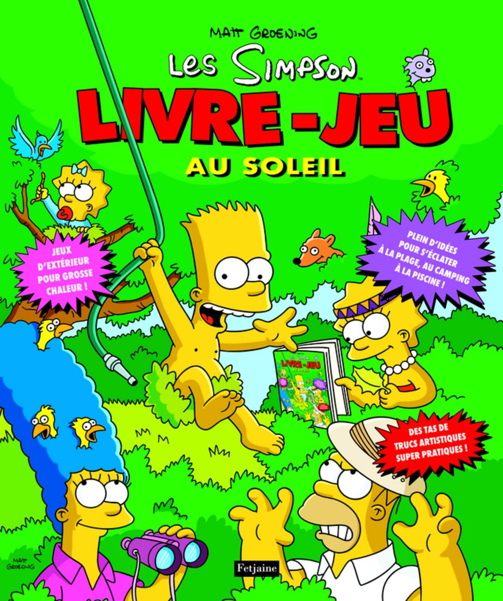 Les Simpson: Livre-jeu au soleil Books