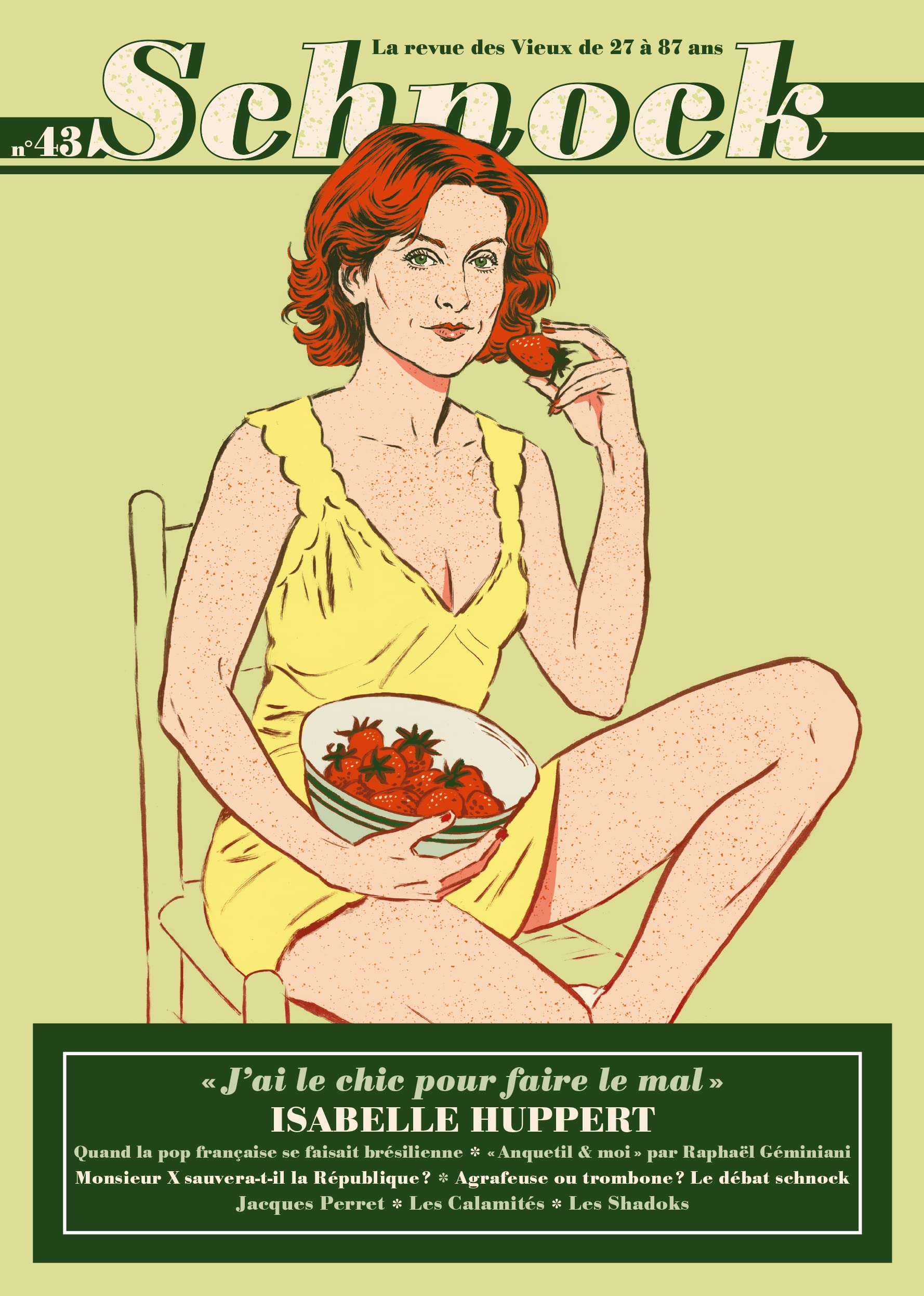 Schnock n°43 - Isabelle Huppert Essays & Short Stories