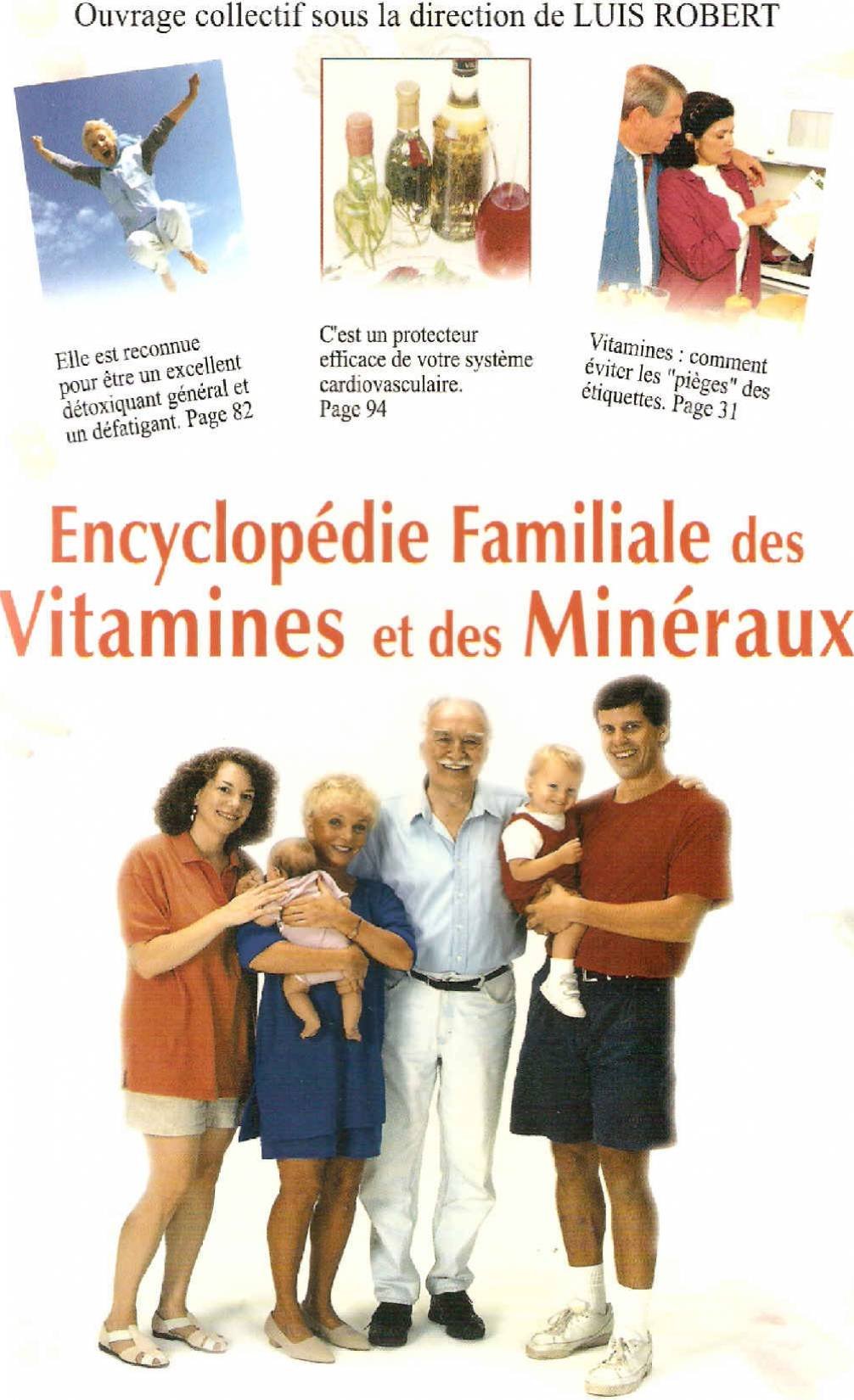 Encyclopedie Familiale Des Vitamines Et Des Mineraux book