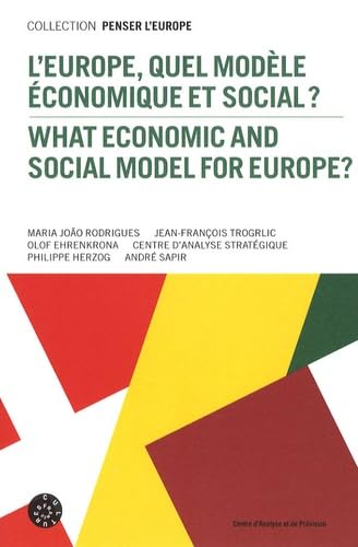L'Europe, quel modèle économique et social ?: Edition bilingue français-anglais book