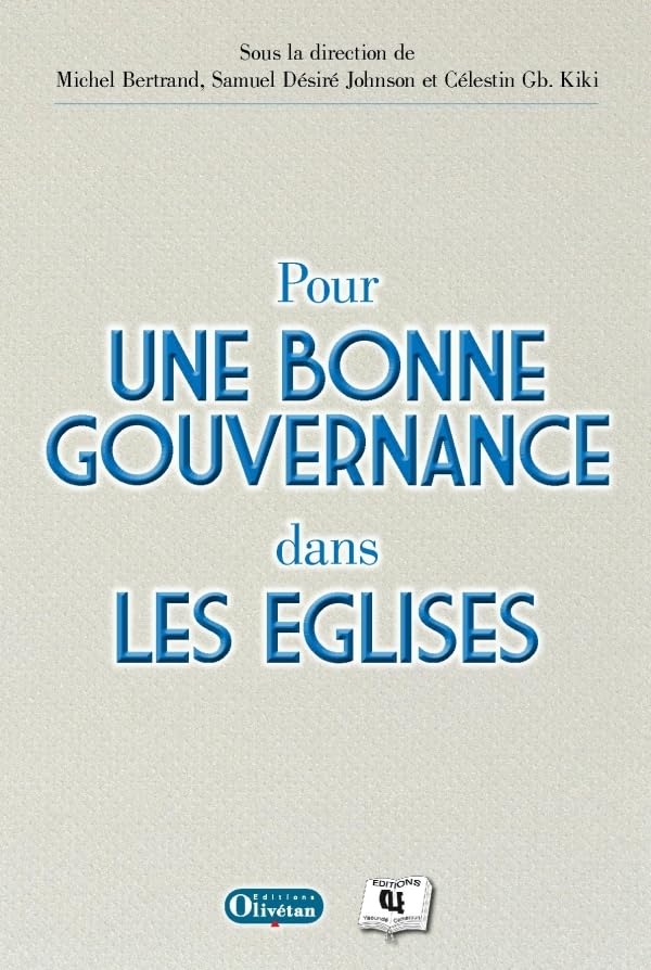 Pour une bonne gouvernances dans les Eglises book