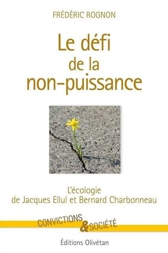 Le défi de la non-puissance: L'écologie de Jacques Ellul et Bernard Charbonneau Politics & History