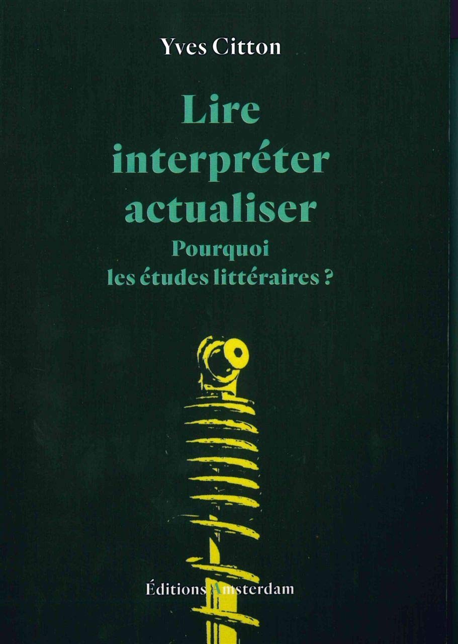 Lire, interpréter, actualiser: Pourquoi les études littéraires ? Essays & Short Stories