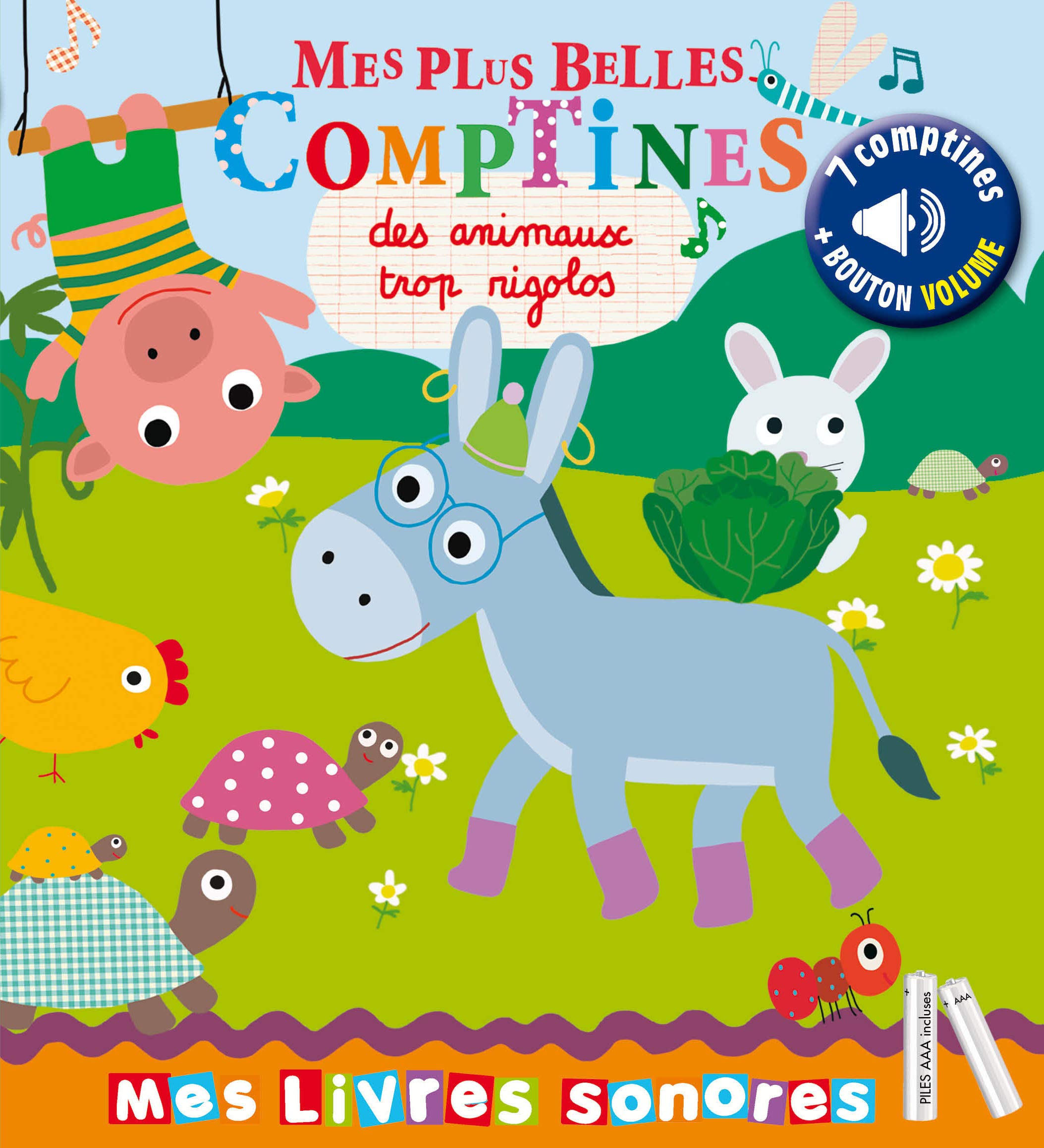 Mes plus belles comptines des animaux trop rigolos - sonores et à toucher book