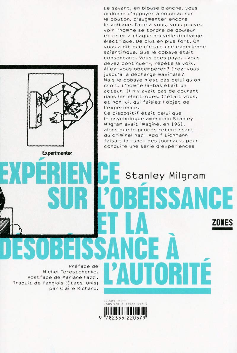 Expérience sur l'obéissance et la désobéissance à l'autorité book