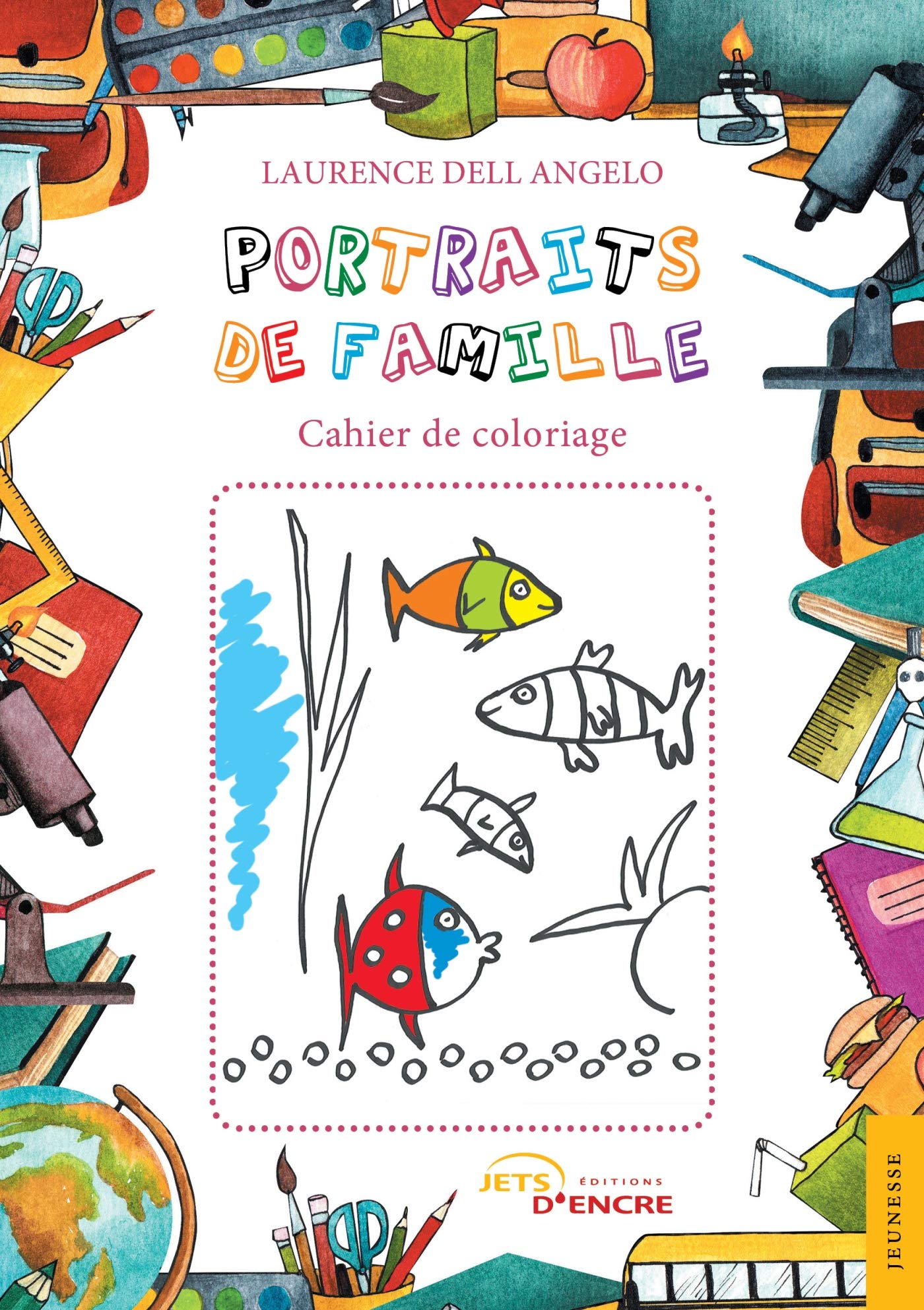Portraits de famille: Cahier de coloriage book